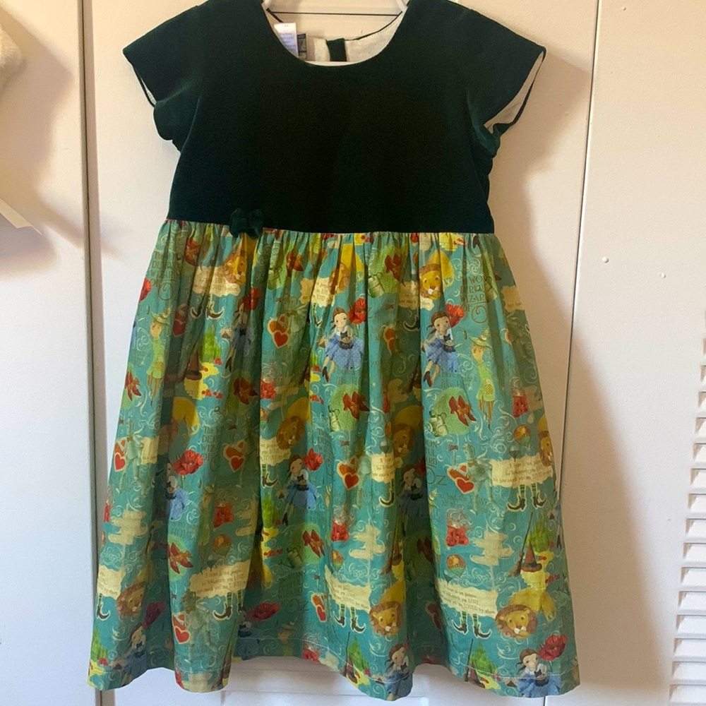 Formal long dress 3T by Bognar Piccolini. Full cotton theme fabric.